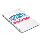 Ontdek de Snowy Wonderland Notitieboek (Rechterzijde)
