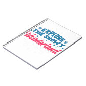 Ontdek de Snowy Wonderland Notitieboek (Linkerzijde)