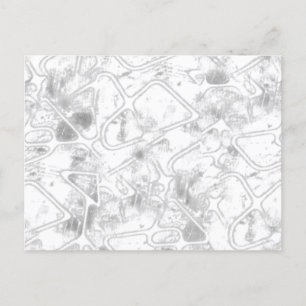 Ontdek de tijdloze elegantie van zwart en wit briefkaart