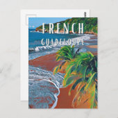 Ontdek de tropische schatten van Guadeloupe Briefkaart (Voorkant / Achterkant)