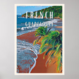 Ontdek de tropische schatten van Guadeloupe Poster