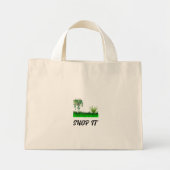 Ontdek de ultieme Canvas tas: stijlvol functioneel Mini Tote Bag (Voorkant)