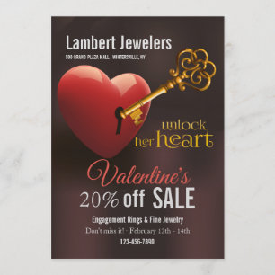 Ontdek de verkoopbevordering van haar hart Valenti Kaart