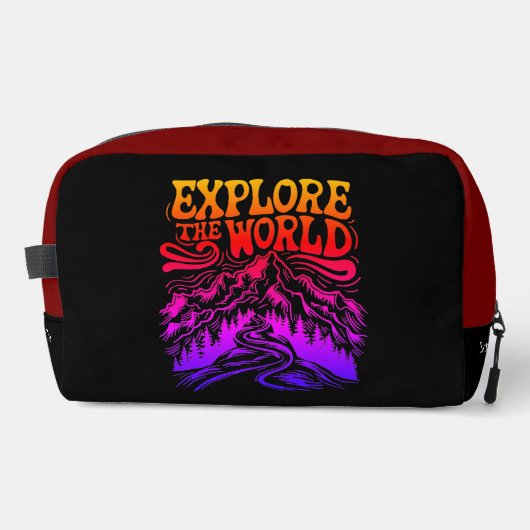 Ontdek de wereld avontuur toilettasje (Voorkant)