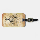 Ontdek de wereld bagagelabel (Voorkant horizontaal)