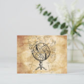 Ontdek de wereld briefkaart (Staand voorkant)