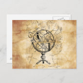 Ontdek de wereld briefkaart (Voorkant / Achterkant)