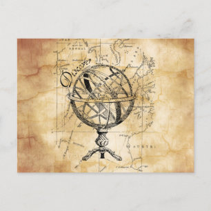 Ontdek de wereld briefkaart