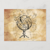 Ontdek de wereld briefkaart (Voorkant)