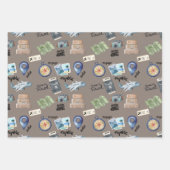 Ontdek de wereld Gift Wrap Inpakpapier Vel (Voorkant 2)