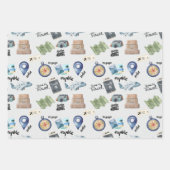Ontdek de wereld Gift Wrap Inpakpapier Vel (Voorkant)