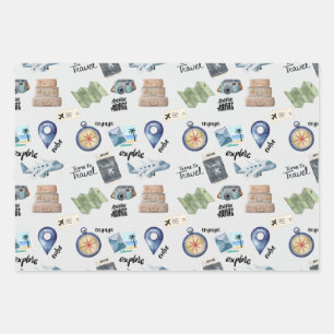 Ontdek de wereld Gift Wrap Inpakpapier Vel