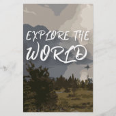 Ontdek de wereld met 5,5 x 8,5-inch brochure (Achterkant)