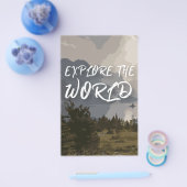 Ontdek de wereld met 5,5 x 8,5-inch brochure (Enkel)