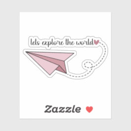 Ontdek de wereld Sticker