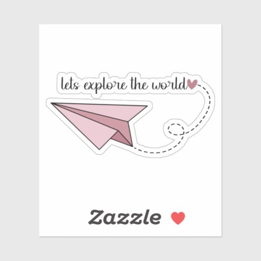 Ontdek de wereld Sticker (Vel)