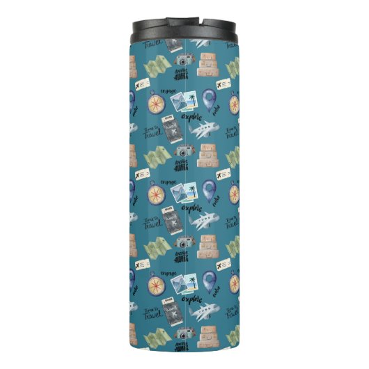 Ontdek de wereld thermische tuimelaar thermosbeker (Achterkant)