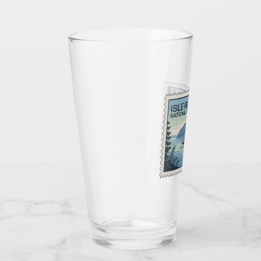 Ontdek de wilde kant van Isle Royale Stamp Glas (Rechts)
