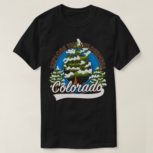 Ontdek de Wilderness Colorado T-shirt (Design voorkant)