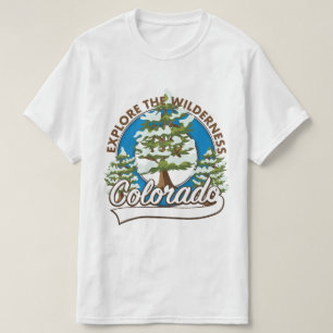 Ontdek de Wildernis, Colorado Worp Kussen T-shirt
