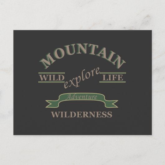 Ontdek de wildernis explorer briefkaart (Voorkant)