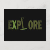 Ontdek de wildernis explorer feestdagenkaart (Voorkant)