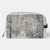 Ontdek de winterse bospaden toilettasje (Achterkant)
