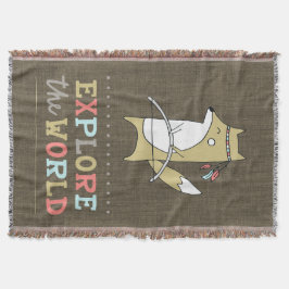 Ontdek de World Boho Fox Kinder Deken