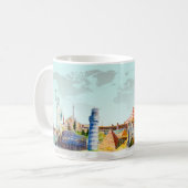 Ontdek de World Travel Mok (Voorkant links)