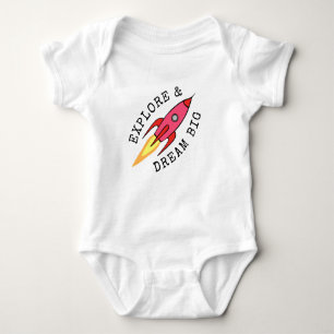 ONTDEK & DROOM GROTE Schattigee Rocket Girl Inspir Romper