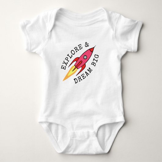 ONTDEK & DROOM GROTE Schattigee Rocket Girl Inspir Romper (Voorkant)