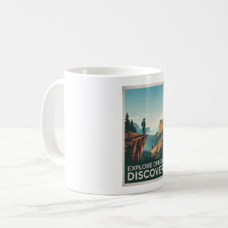 Ontdek droomontdekking koffiemok