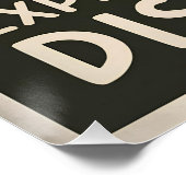 Ontdek droomontdekking perfect poster (Hoek)