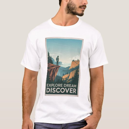 Ontdek droomontdekking t-shirt (Voorkant)