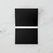 Ontdek een boeiende zwart-wit foto bedankkaart (Binnen)