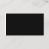 Ontdek een boeiende zwart-wit foto contactkaartje (Achterkant)