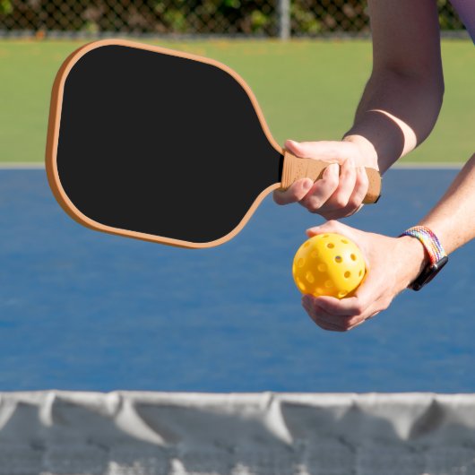 Ontdek een boeiende zwart-wit foto pickleball paddle (Insitu)
