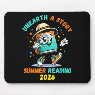 Ontdek een grappig verhaal bibliotheek zomerlezen  muismat