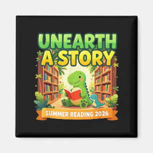 Ontdek een verhaal Dinosaur Zomerlezen 2026 Boeken Magneet