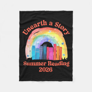 Ontdek een verhaal zomerlezen 2026 bibliothecaris fleece deken