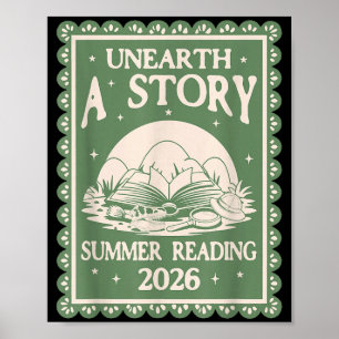 Ontdek een verhaal zomerlezen 2026 poster