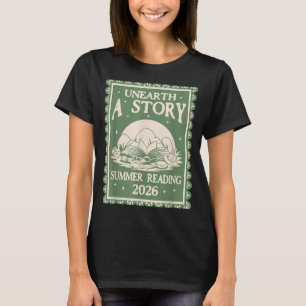 Ontdek een verhaal zomerlezen 2026 t-shirt