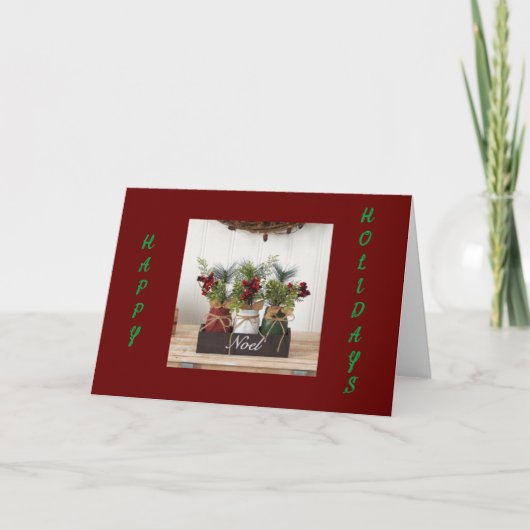 **Ontdek een vrolijk kerstfeest** Kaart (Voorkant)