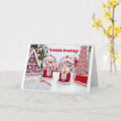 **Ontdek een vrolijk Kerstfeest** Kaart (Gele Bloem)