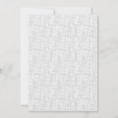 Ontdek Elegant Flat Save the Date Cards (Achterkant)