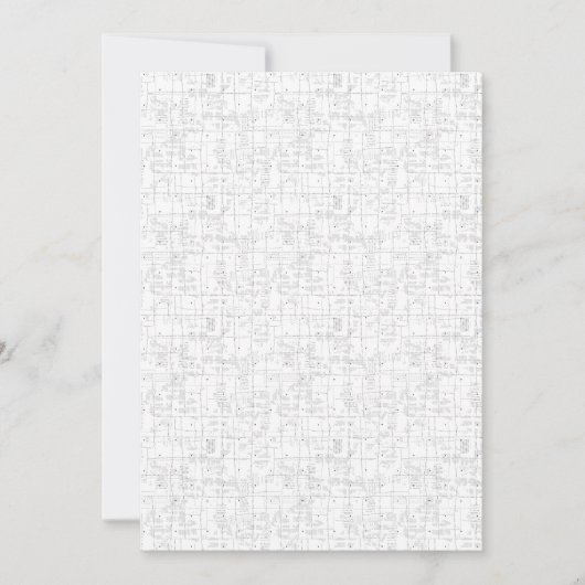 Ontdek Elegant Flat Save the Date Cards (Voorkant)