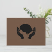 Ontdek Elegant Flat Save the Date Cards (Staand voorkant)