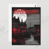 Ontdek enigmatische Innsmouth Briefkaart (Voorkant / Achterkant)