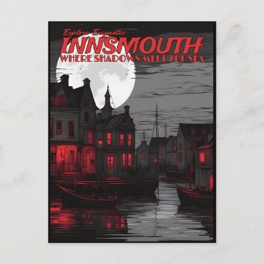 Ontdek enigmatische Innsmouth Briefkaart (Voorkant)