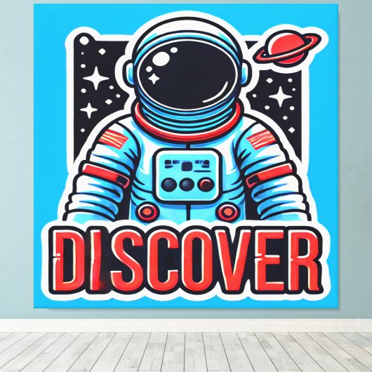 ONTDEK-EVA 3 CANVAS AFDRUK (Insitu (Houten vloer))